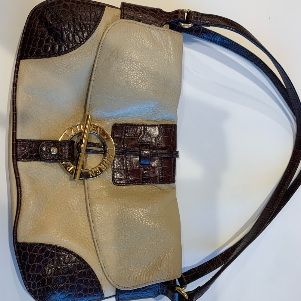 Vintage Ralph Lauren Clutch Purse with Handles